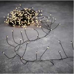 Kerstboomverlichting Luca Lighting Snake Light Black White 240 leds / 600 cm Timer