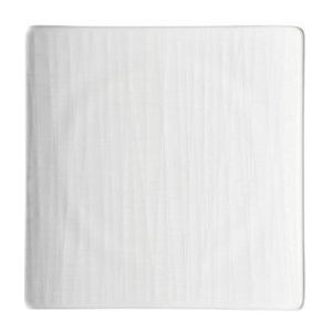 Bord Rosenthal Mesh Square Flat White 17 cm