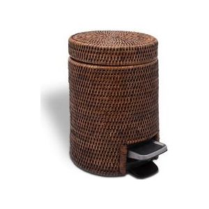 Pedaalemmer Decor Walther Basket TE Rattan Donker