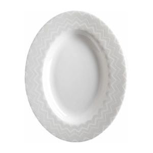 Serveerschaal Missoni Zig Zag White Pickle Dish 23 cm