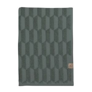 Handdoek Mette Ditmer Geo Pine Green (50 x 95 cm)