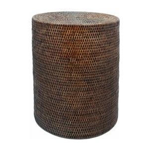 Decor Walther - Basket - Hocker - Donker - Rattan