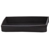 Decor Walther - Nappa - Zeepschaal - Zwart / Bruin - Groot