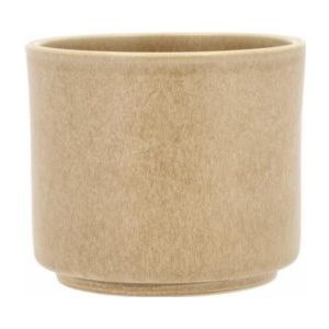 Bloempot Villa Collection Leer Cream 13 x 11 cm