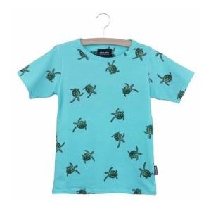T-shirt SNURK Kids Sea Turtles Blue-Maat 128