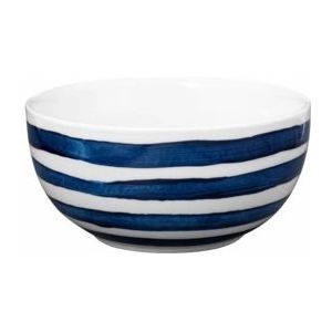 VT Wonen - Painted - Kommen - Blauw/Wit - Porselein - Set van 2