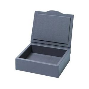 Trinket Box Giobagnara Luna Rectangular Small Printed Calfskin Golf Loden Green