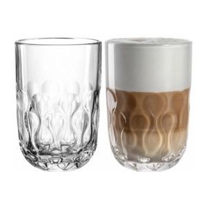Latte Macchiato Glas Leonardo Gocce 2 390ml (Set van 2)