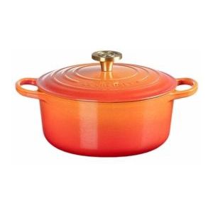 Braadpan Le Creuset Signature Rond Flamme Dorée 24 cm