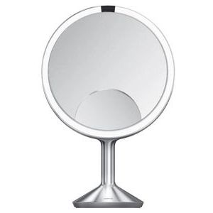 Make-up spiegel Simplehuman Met Sensor 3x 5x 10x Vergroting Zilver 25 cm