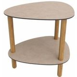 Loungetafel Lind DNA Curve Lounge Table S Bull Warm Grey Oak Nature