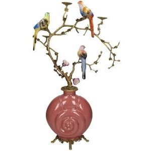 Ornament HD Living Birds Pink 19 x 41 cm