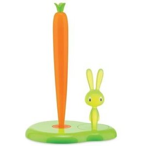 Keukenrolhouder Alessi Bunny & Carrot Green