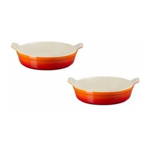 Ovenschaal Le Creuset Rond Oranjerood 20/24 cm (2-Delig)