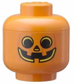LEGO - Storage Head Mini Pumpkin - Opbergbox - Helder Oranje - Polypropeen
