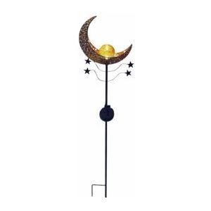 Tuinlamp Luxform Solar Stick Light Mandala Moon Orange (Set van 2)