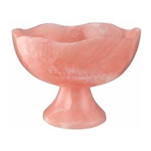 vtwonen Fruitschaal - Resin Pink - Roze - 20 x 14 cm