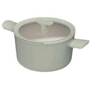 LEO Kookpot antikleef met deksel Balance Sage - Ø 24x14cm - Sage -