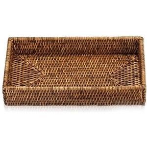 Opbergmand Decor Walther Basket Rechthoek Rattan Donker 16 cm