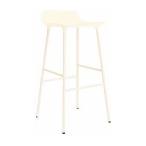 Barstoel Normann Copenhagen Form Barstool 75 cm Steel Cream