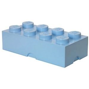 Opbergbox Lego Brick 8 Licht Blauw