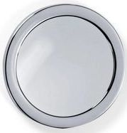 Decor Walther - Make-up Spiegel - Zilver - RVS - Diameter 14 cm, Vergrotingsfactor 5x, Zuignap bevestiging