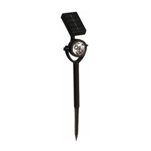 Tuinlamp Luxform Solar Spotlight Zamora Black 10 Lumen (Set van 3)