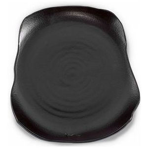 Bord Dutchdeluxes Plate XL Black Matt 28 cm (2-Delig)