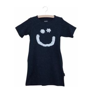 T-shirt Dress SNURK Kids Creamy Smile Black-Maat 116