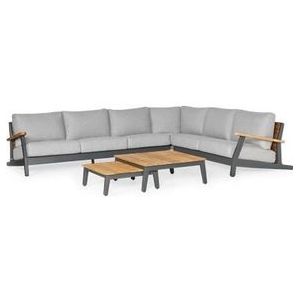 Loungeset Suns Siena Hoekopstelling 3-Seater rechts + 2-Seater Links Matt Royal Grey / Soft Grey (5-delig)