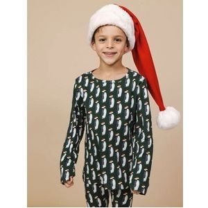 Long Sleeve Shirt Snurk Kids Penguin Xmas-Maat 128