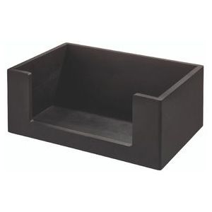 Opbergbox Groot Open iDesign The Home Edit Zwart (38 x 25,5 cm)