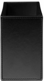 Decor Walther - Brownie - Opbergbox - Zwart - Kunstleer - 12,5 x 7 x 7 cm