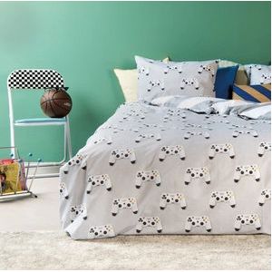 Dekbedovertrek - Wit - Katoen - 1 Persoons