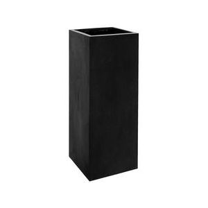 Bloempot Pottery Pots Natural Bouvy XXL Black 50 x 50 x 120 cm