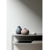 Blomus - Nona - Vazen Set van 3 - Grijs - Ongeglazuurd Porselein