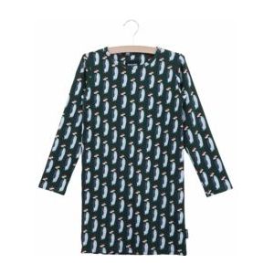 Long Sleeve Dress Snurk Kids Penguin Xmas-Maat 128
