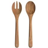 Saladebestek Leonardo Matera Hout (2-Delig)
