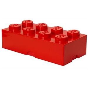 Opbergbox Lego Brick 8 Rood