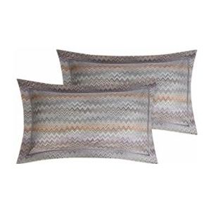 Kussensloop Missoni John Green Multicolor Katoen (Set van 2)-60 x 70 cm