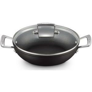 Sauteerpan Le Creuset TNS Provençaals Mat Zwart met Deksel 24 cm