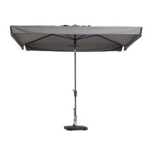 Parasol Madison Delos Luxe Polyester Light Grey 200 x 300 cm