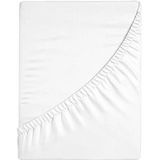 Hoeslakens - Wit - Katoen - Stretch