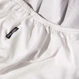 Hoeslakens - Wit - Katoen - Stretch