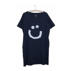 T-shirt Dress SNURK Women Creamy Smile Black-M