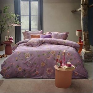 Dekbedovertrek Pip Studio Flores Bailando Purple Katoen-140 x 200 / 220 cm | 1-Persoons