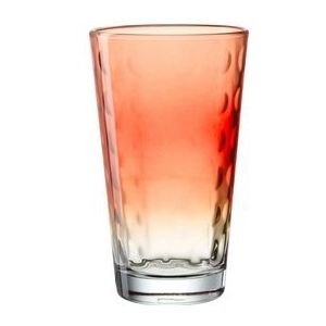 Longdrinkglas Leonardo Optic Koraal 540ml (Set van 4)