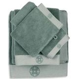 Handdoek Kayori Yu Donkergroen 