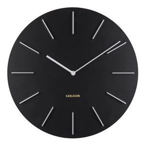 Klok Karlsson Discreet Black With Silver 40 cm