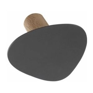 Lind DNA - Wall Dot S - Wanddecoratie - Anthracite - Staal en Eikenhout